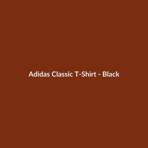 Adidas Classic T-Shirt - Black - 3