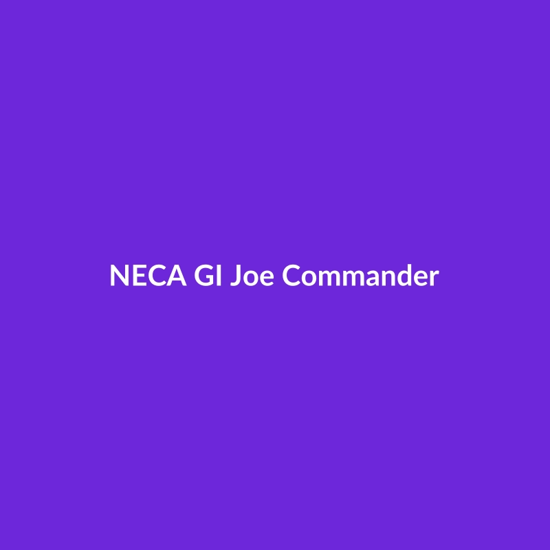 NECA GI Joe Commander - 3