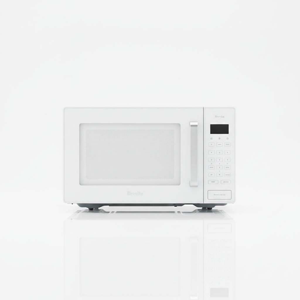 Breville AI Microwave 2024 in Matte Black and Stainless Steel with Alexa integration