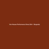Van Heusen Performance Dress Shirt - Burgundy - 2