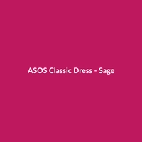 ASOS Classic Dress - Sage - 2