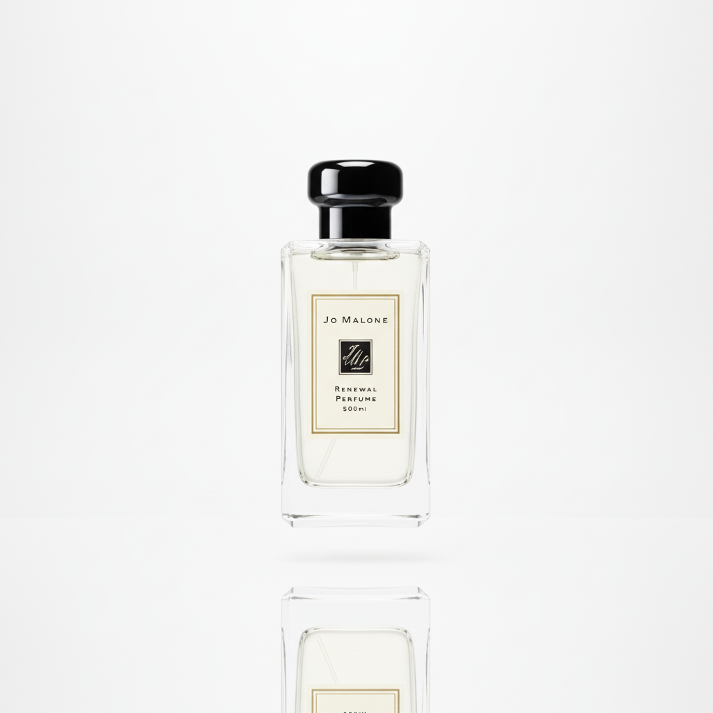 Jo Malone Renewal Perfume 500ml bottle with Squalane and Vitamin C ingredients