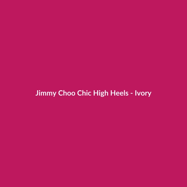 Jimmy Choo Chic High Heels - Ivory - 3