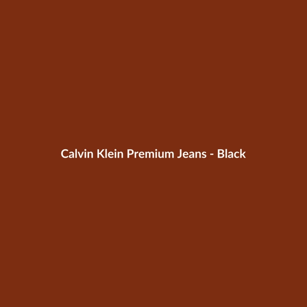 Calvin Klein Premium Jeans - Black - 3