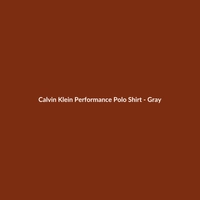 Calvin Klein Performance Polo Shirt - Gray - 2