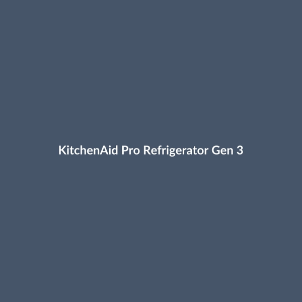 KitchenAid Pro Refrigerator Gen 3 - 3