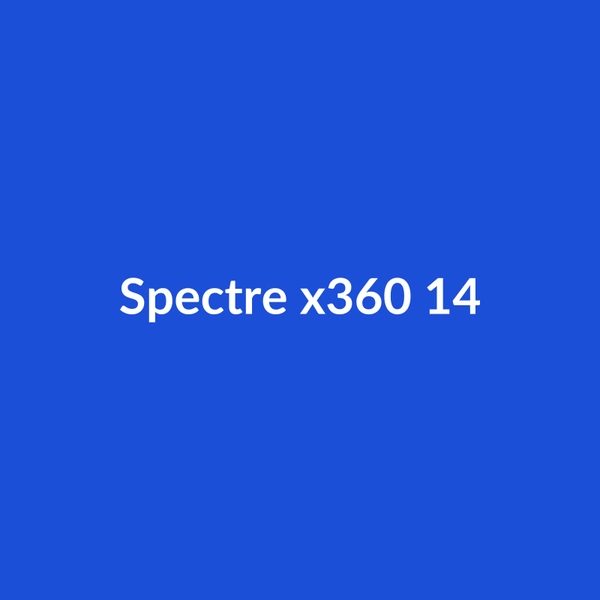 Spectre x360 14" - 3