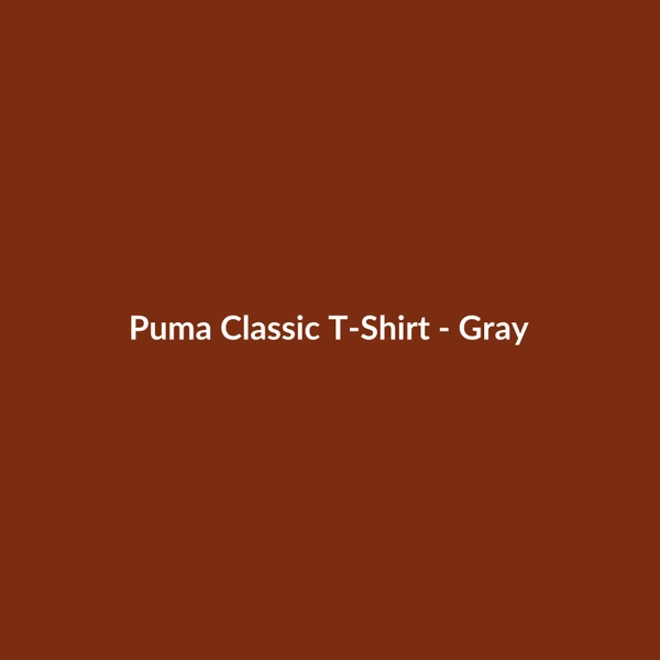 Puma Classic T-Shirt - Gray - 3