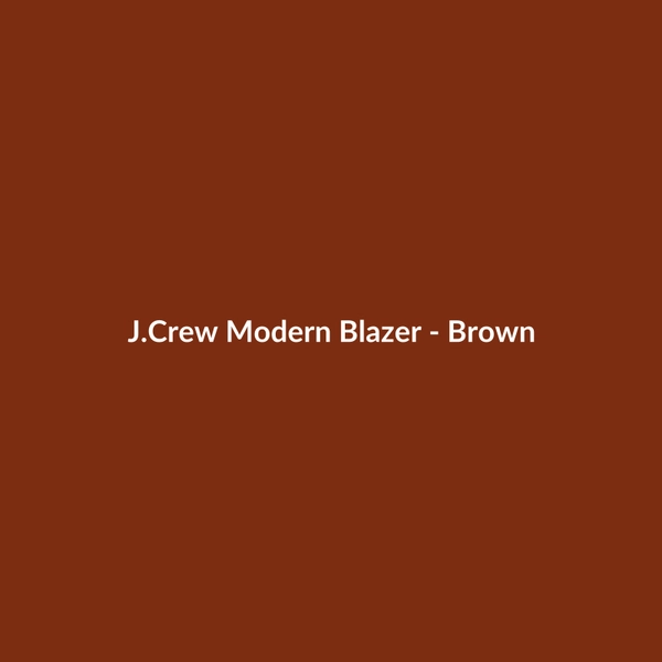 J.Crew Modern Blazer - Brown - 3
