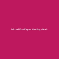Michael Kors Elegant Handbag - Black - 2