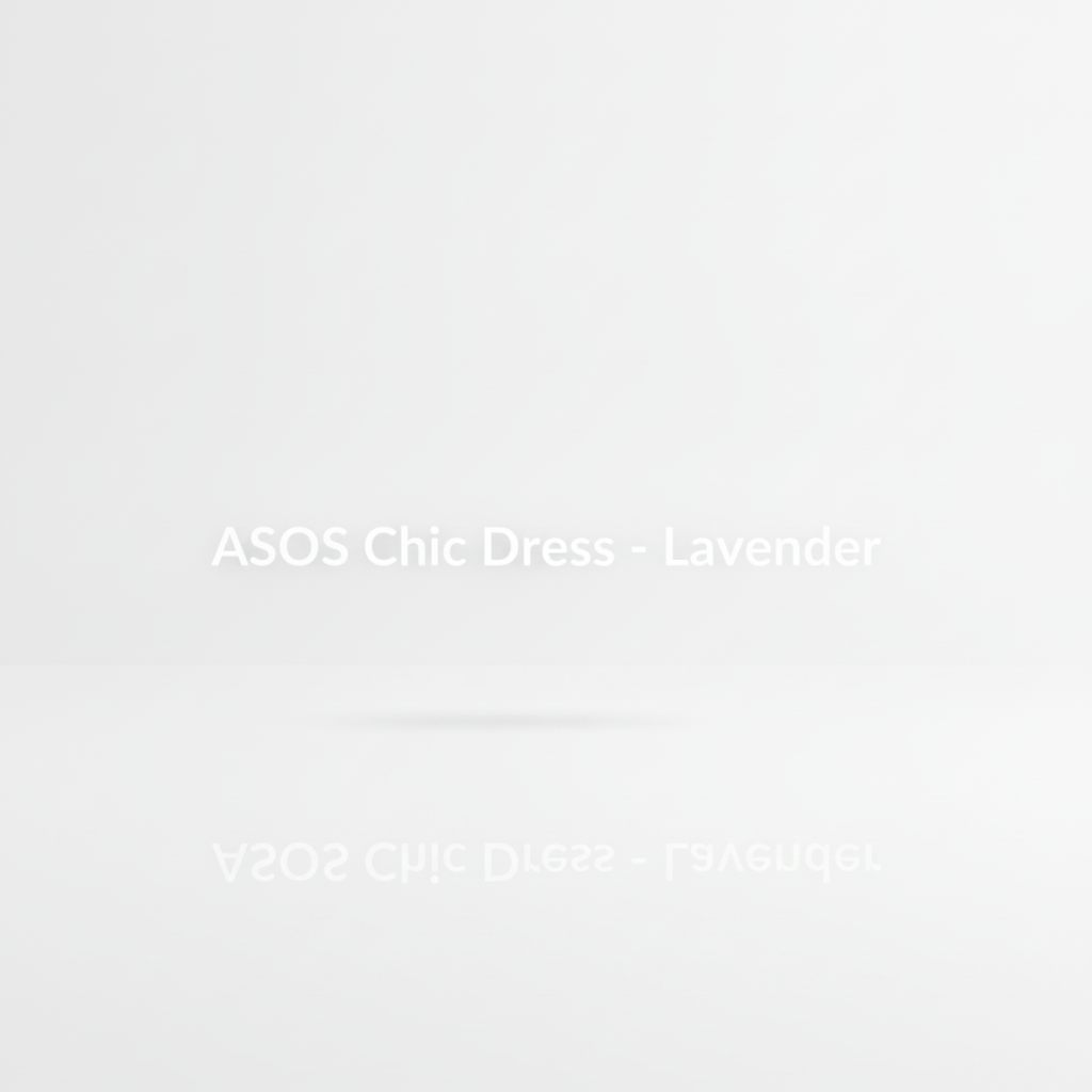 ASOS Chic Lavender Chiffon Dress for Women - Casual All Season Wear
