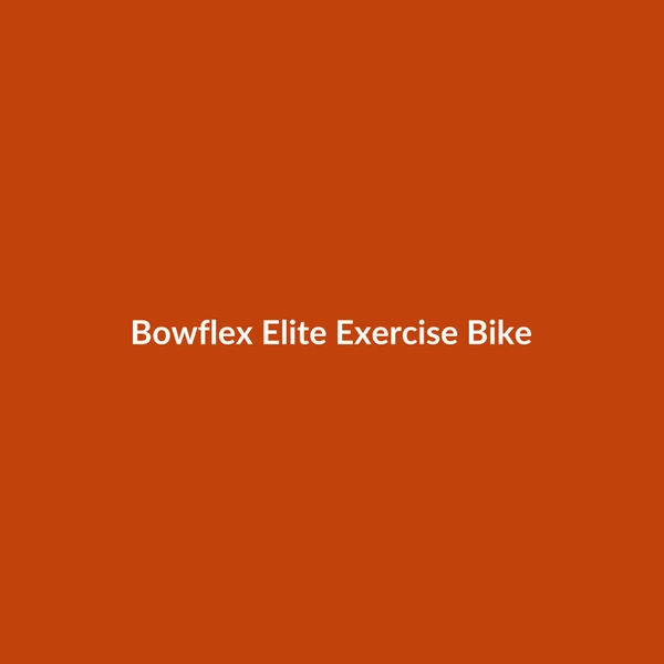 Bowflex Elite Exercise Bike - 3