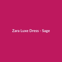 Zara Luxe Dress - Sage - 2