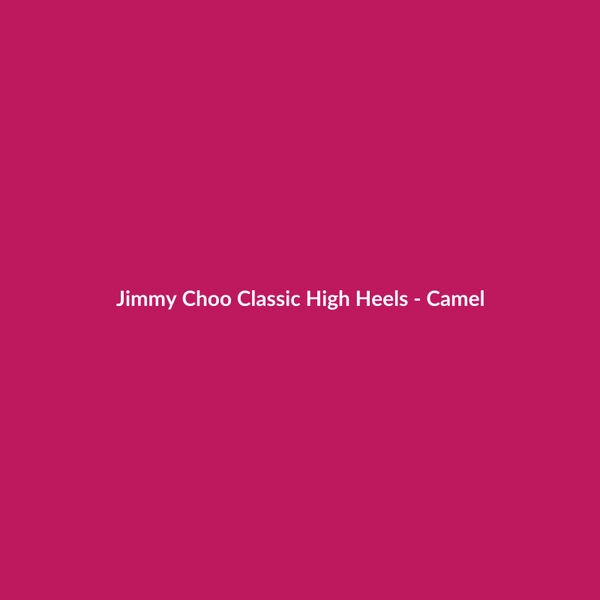Jimmy Choo Classic High Heels - Camel - 3