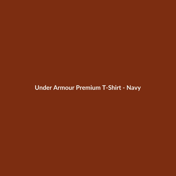 Under Armour Premium T-Shirt - Navy - 3