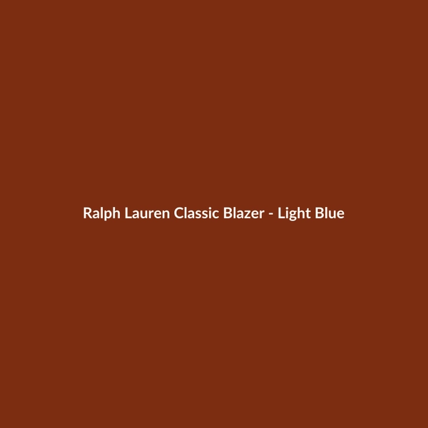 Ralph Lauren Classic Blazer - Light Blue - 3
