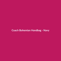 Coach Bohemian Handbag - Navy - 2