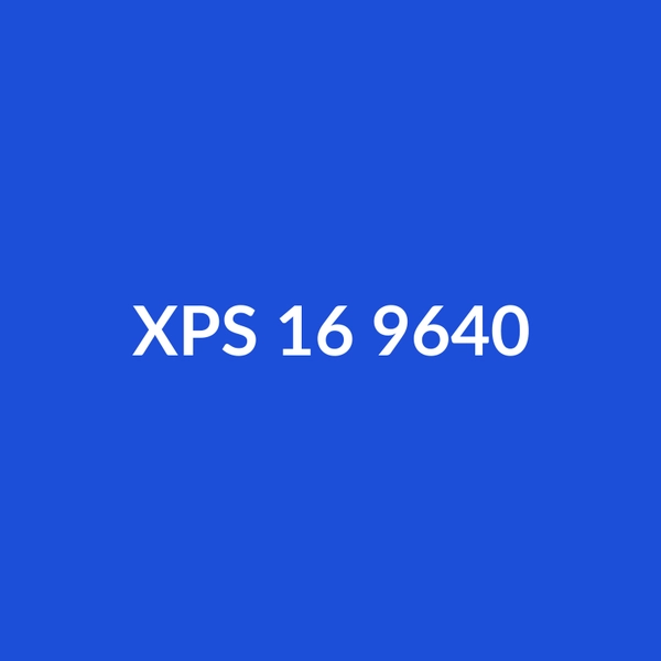 XPS 16 9640 - 3