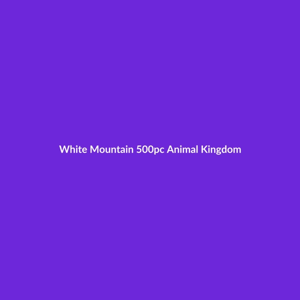 White Mountain 500pc Animal Kingdom - 3