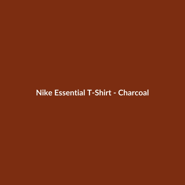 Nike Essential T-Shirt - Charcoal - 3
