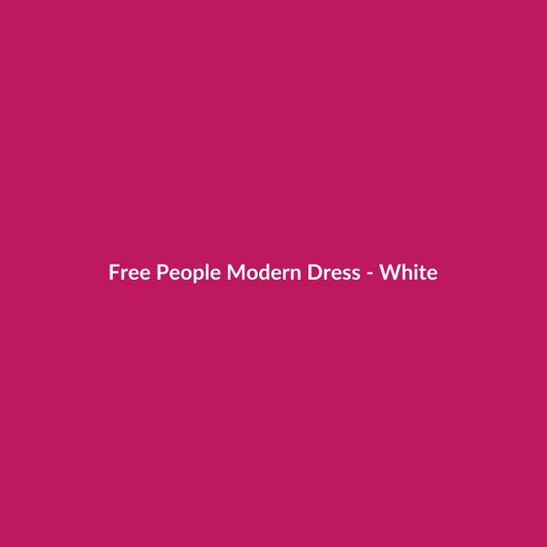 Free People Modern Dress - White - 3