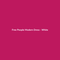Free People Modern Dress - White - 2