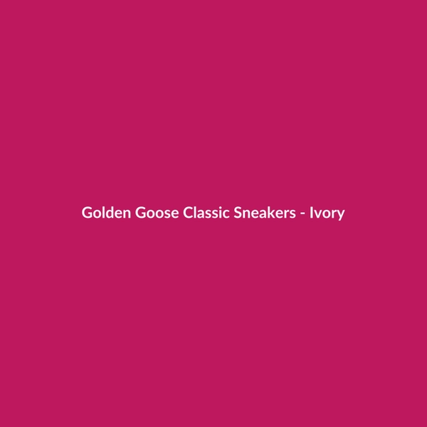 Golden Goose Classic Sneakers - Ivory - 3