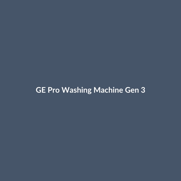 GE Pro Washing Machine Gen 3 - 3