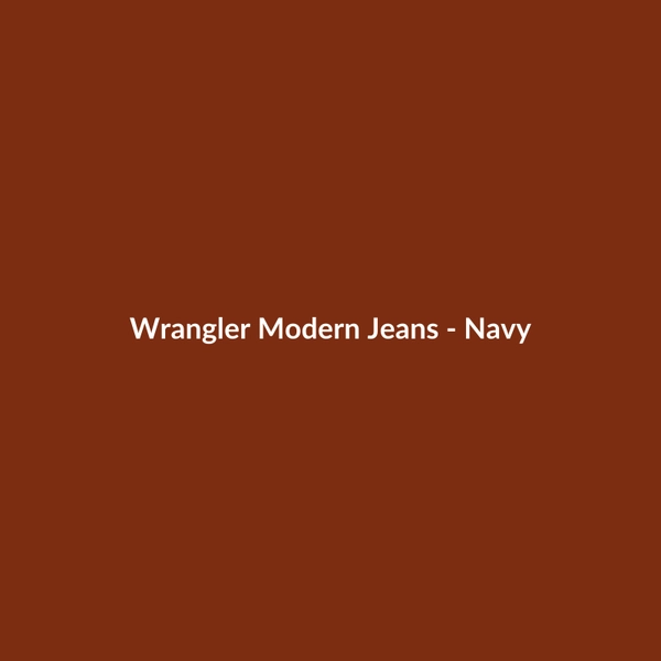 Wrangler Modern Jeans - Navy - 3