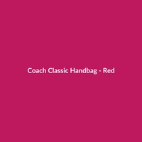 Coach Classic Handbag - Red - 2