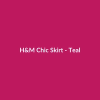H&M Chic Skirt - Teal - 2