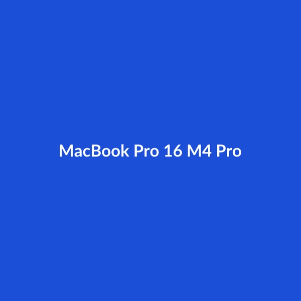 MacBook Pro 16" M4 Pro - 3
