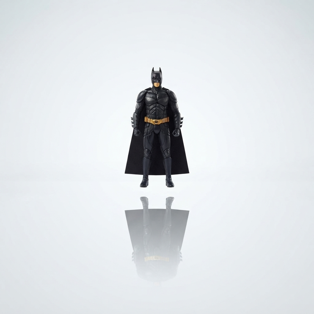 Mattel Batman Dark Knight action figure made of ABS plastic, suitable for ages 12 and up.
