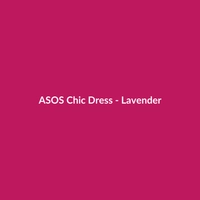 ASOS Chic Dress - Lavender - 2