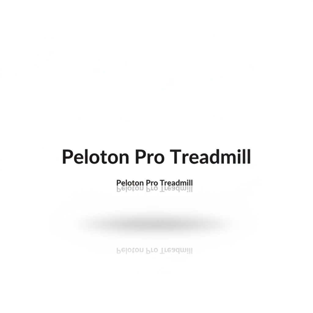Red Peloton Pro Treadmill for beginners, suitable for running and weightlifting.