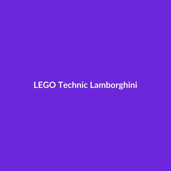 LEGO Technic Lamborghini - 3