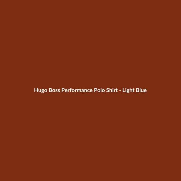 Hugo Boss Performance Polo Shirt - Light Blue - 3