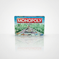 Hasbro Monopoly Classic Board Game Box with game board and pieces