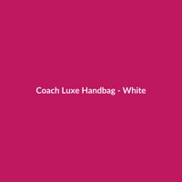 Coach Luxe Handbag - White - 2