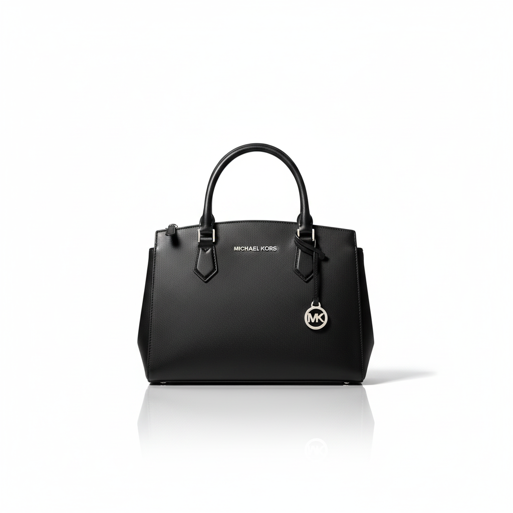 Michael Kors Elegant Handbag in Black Tweed