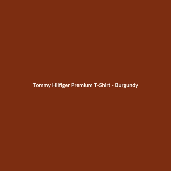 Tommy Hilfiger Premium T-Shirt - Burgundy - 3