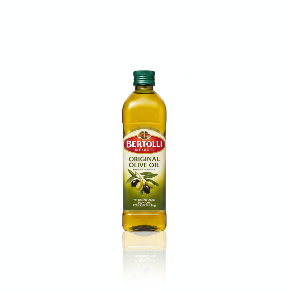 Bertolli Original Olive Oil 1kg bottle, organic, vegan, gluten-free, imported from India.