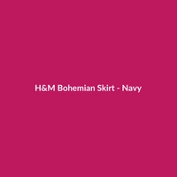 H&M Bohemian Skirt - Navy - 2