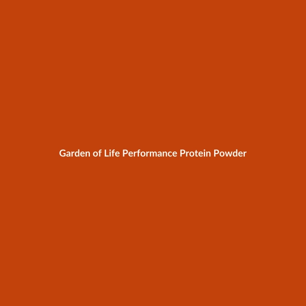 Garden of Life Performance Protein Powder - 3