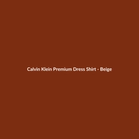 Calvin Klein Premium Dress Shirt - Beige - 2