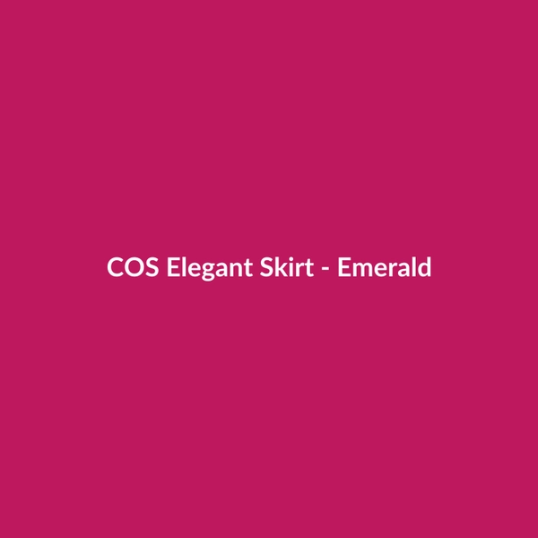 COS Elegant Skirt - Emerald - 3