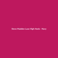 Steve Madden Luxe High Heels - Navy - 2