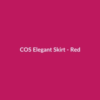 COS Elegant Skirt - Red - 2