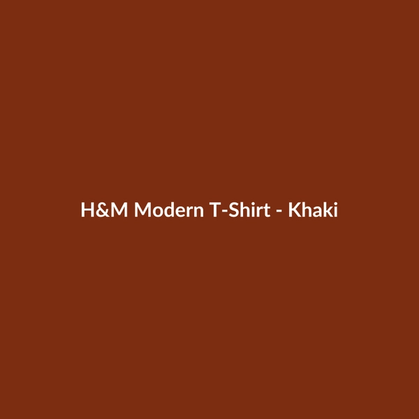 H&M Modern T-Shirt - Khaki - 3