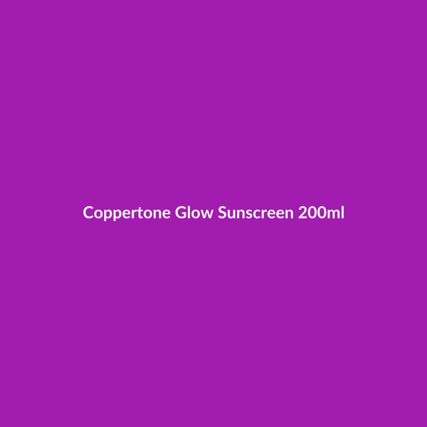 Coppertone Glow Sunscreen 200ml - 3